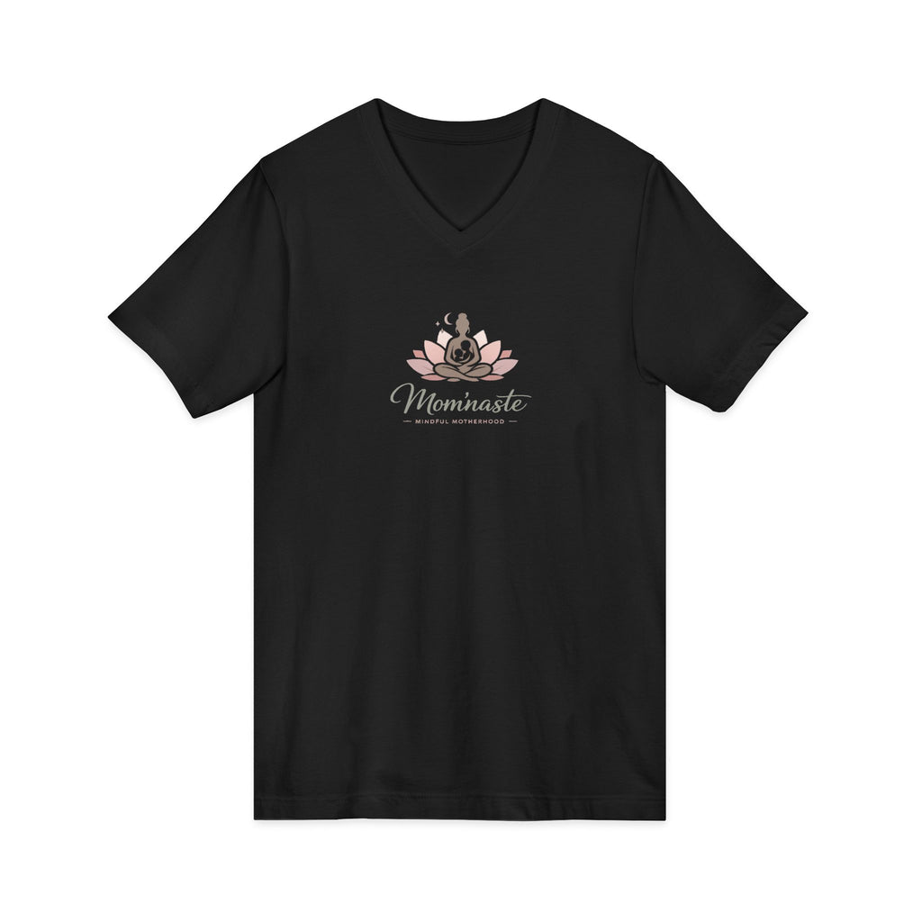 V-Neck Tee Yoga Mama Lotus T-Shirt
