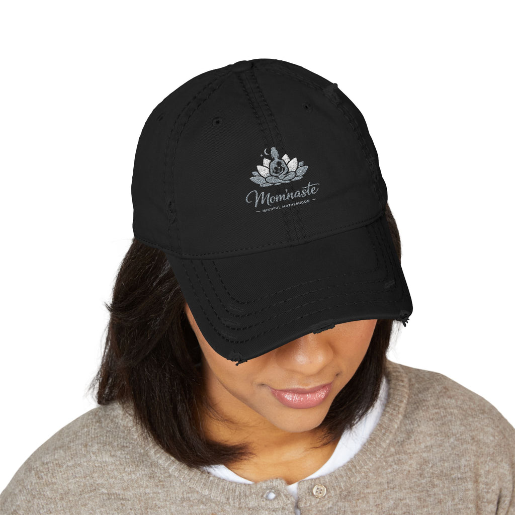 Distressed Embroidered Hat - Casual Style for Outdoor Lovers