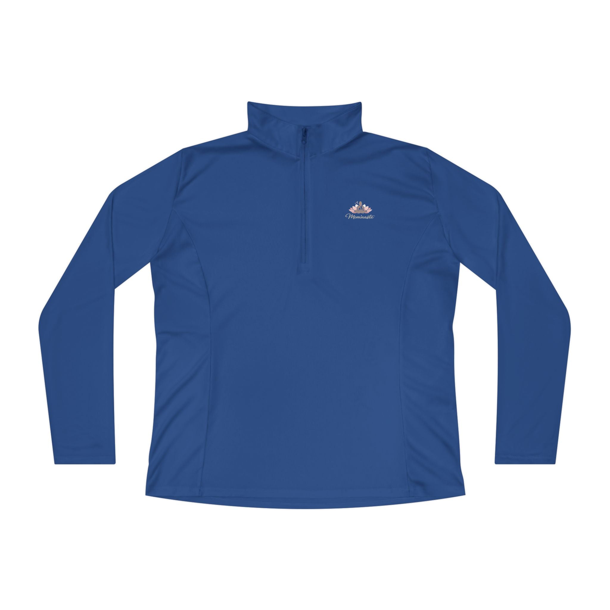 Ladies Quarter Zip Pullover Athletic fit. 9 color options.