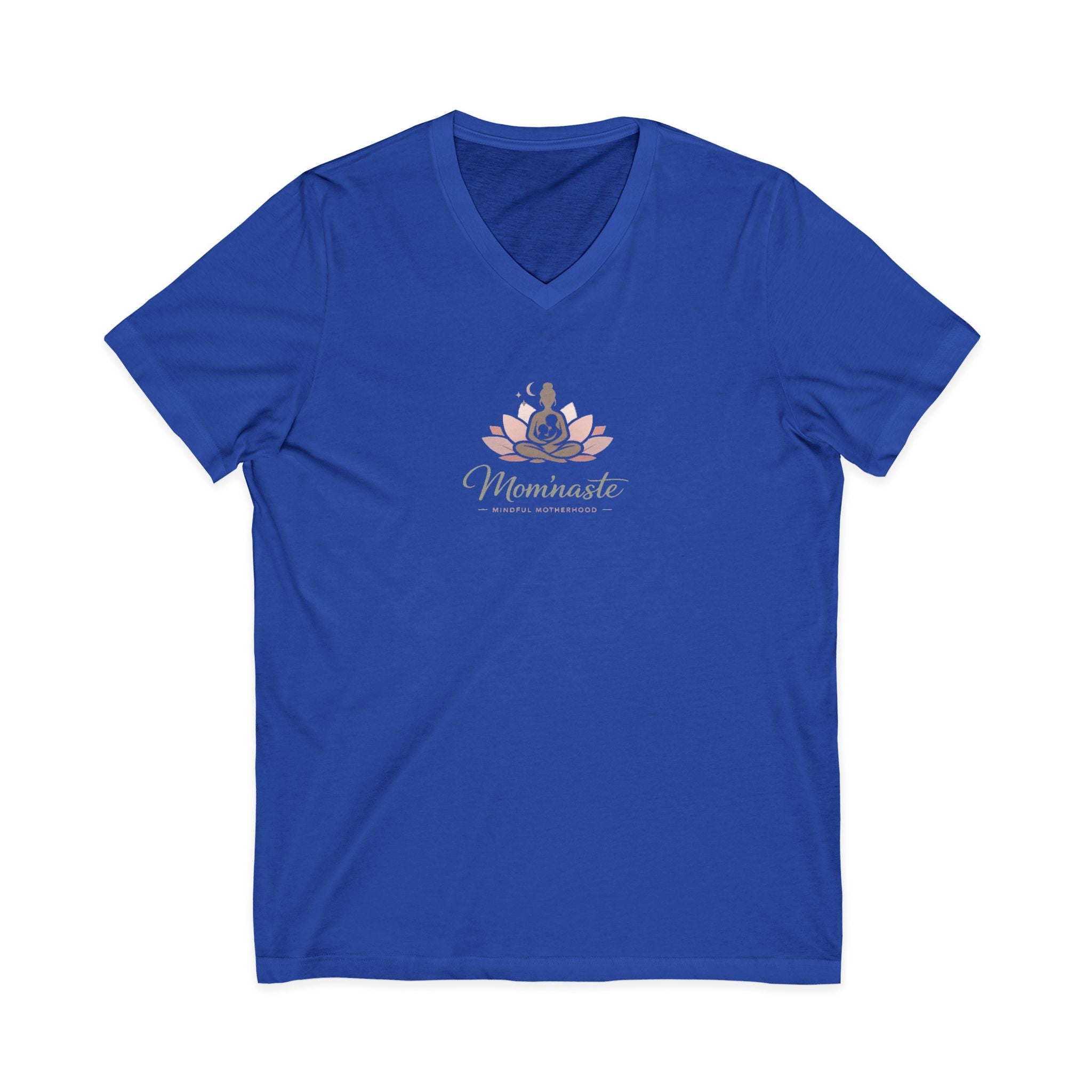 V-Neck Tee Yoga Mama Lotus T-Shirt