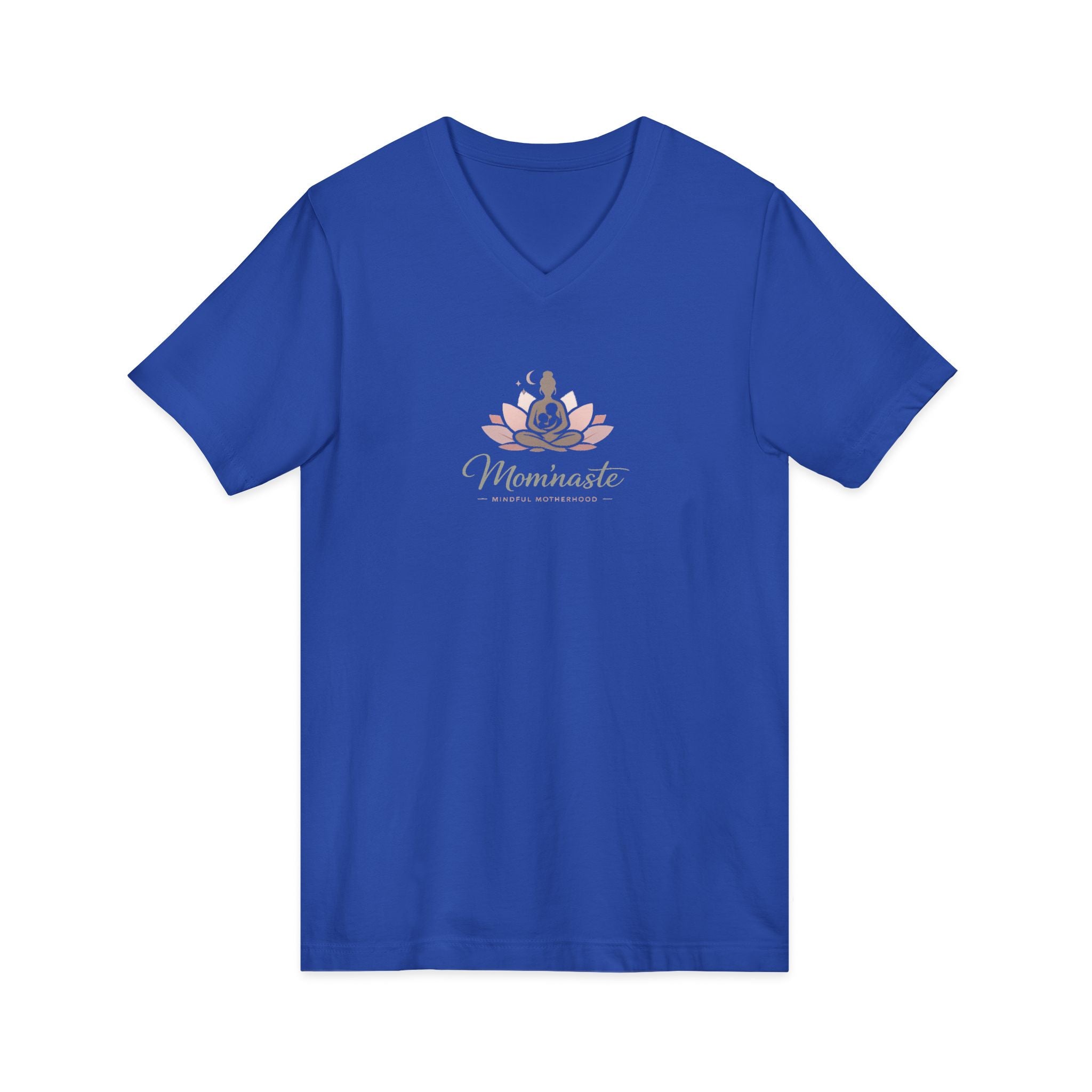 V-Neck Tee Yoga Mama Lotus T-Shirt
