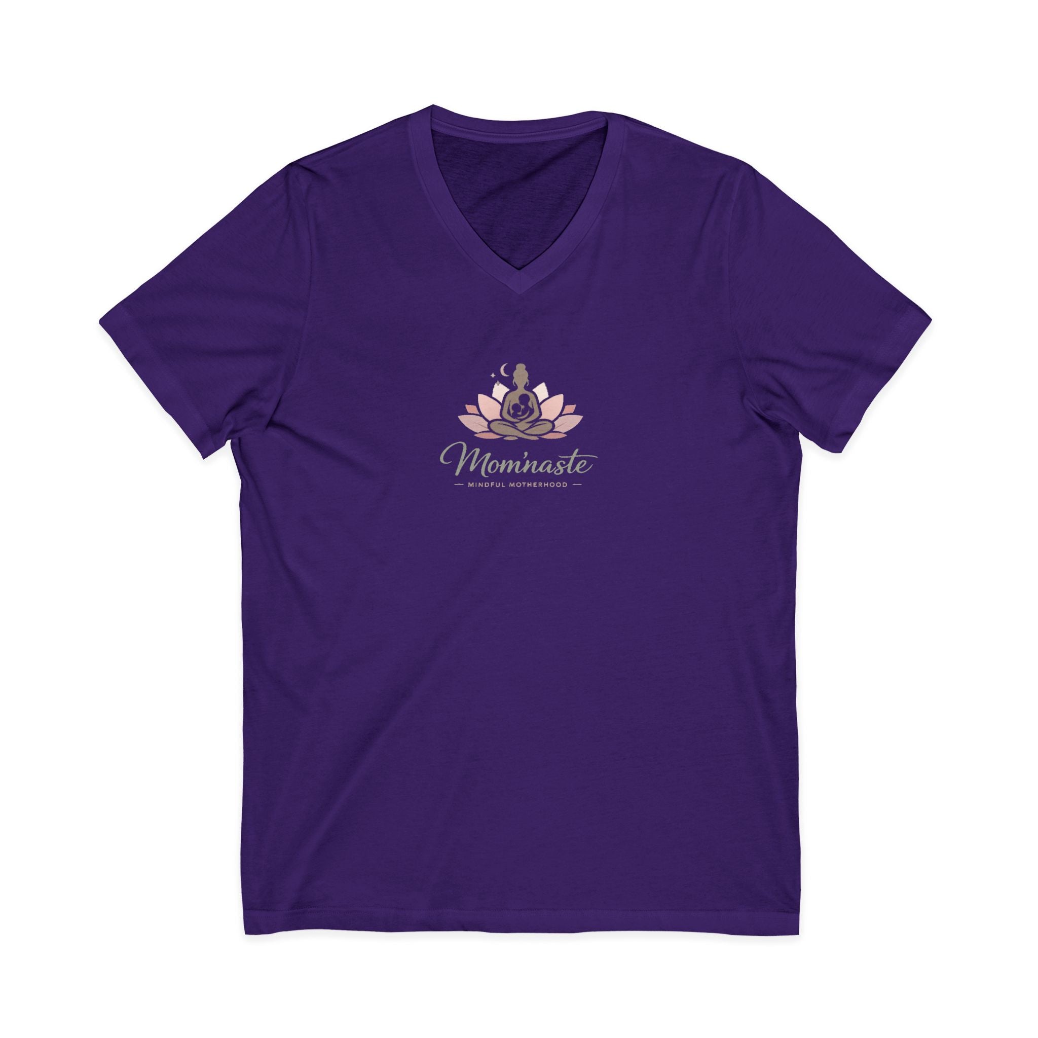 V-Neck Tee Yoga Mama Lotus T-Shirt
