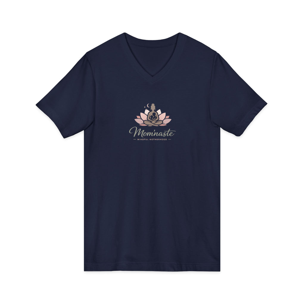 V-Neck Tee Yoga Mama Lotus T-Shirt