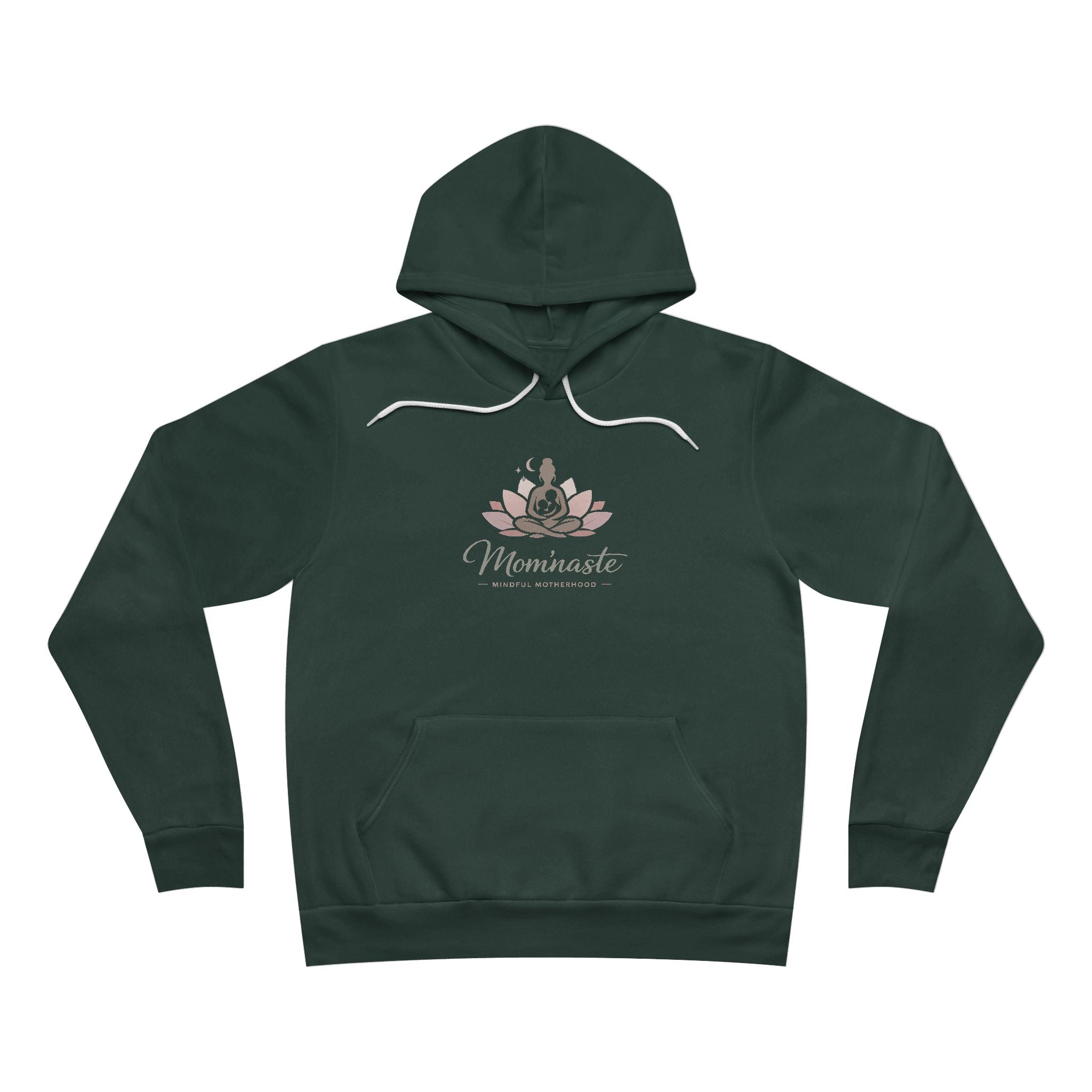 Hoodie Cozy Yoga Mama Pullover with Lotus Design