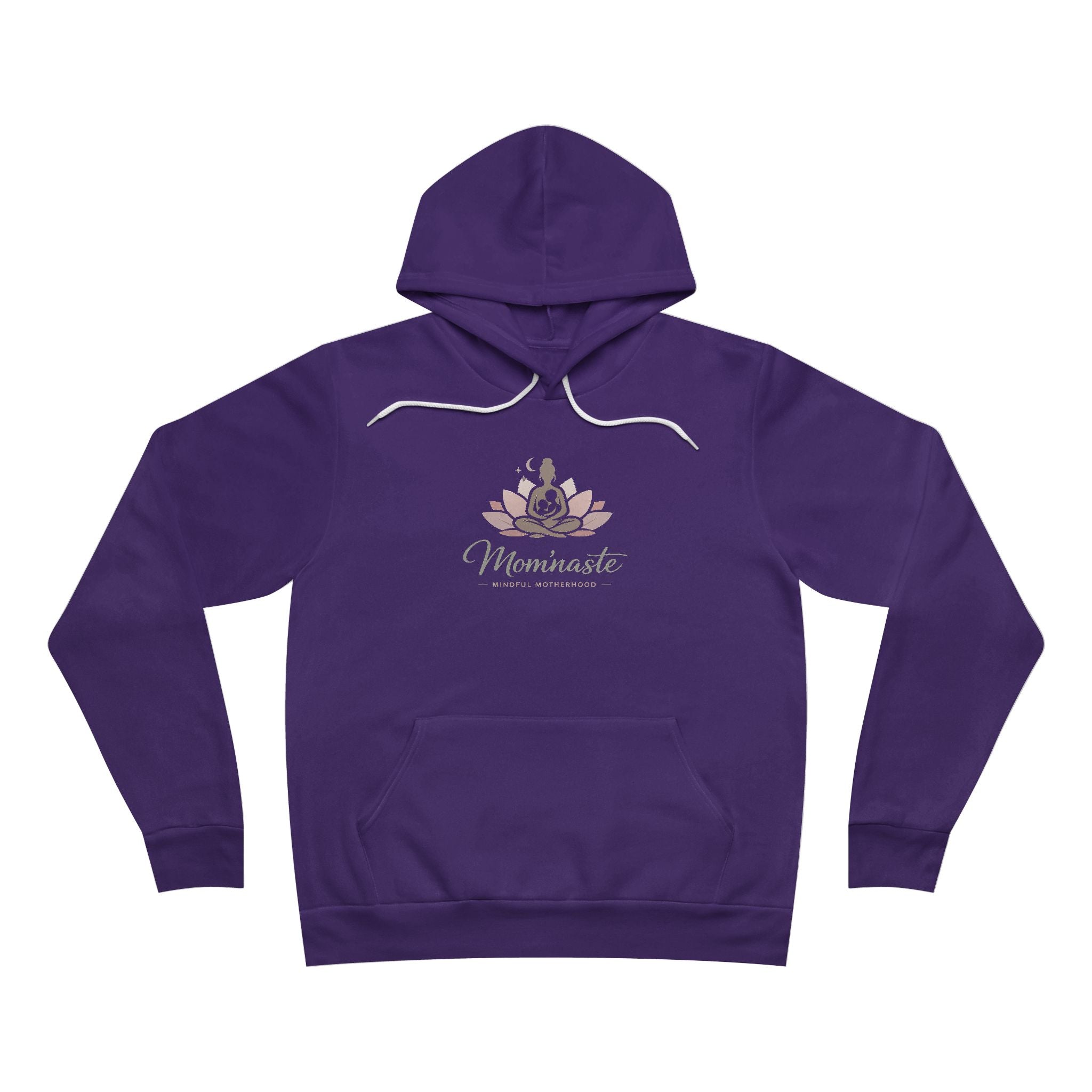 Hoodie Cozy Yoga Mama Pullover with Lotus Design