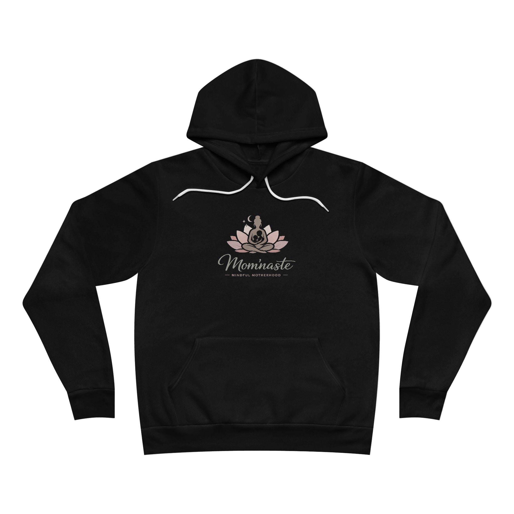 Hoodie Cozy Yoga Mama Pullover with Lotus Design
