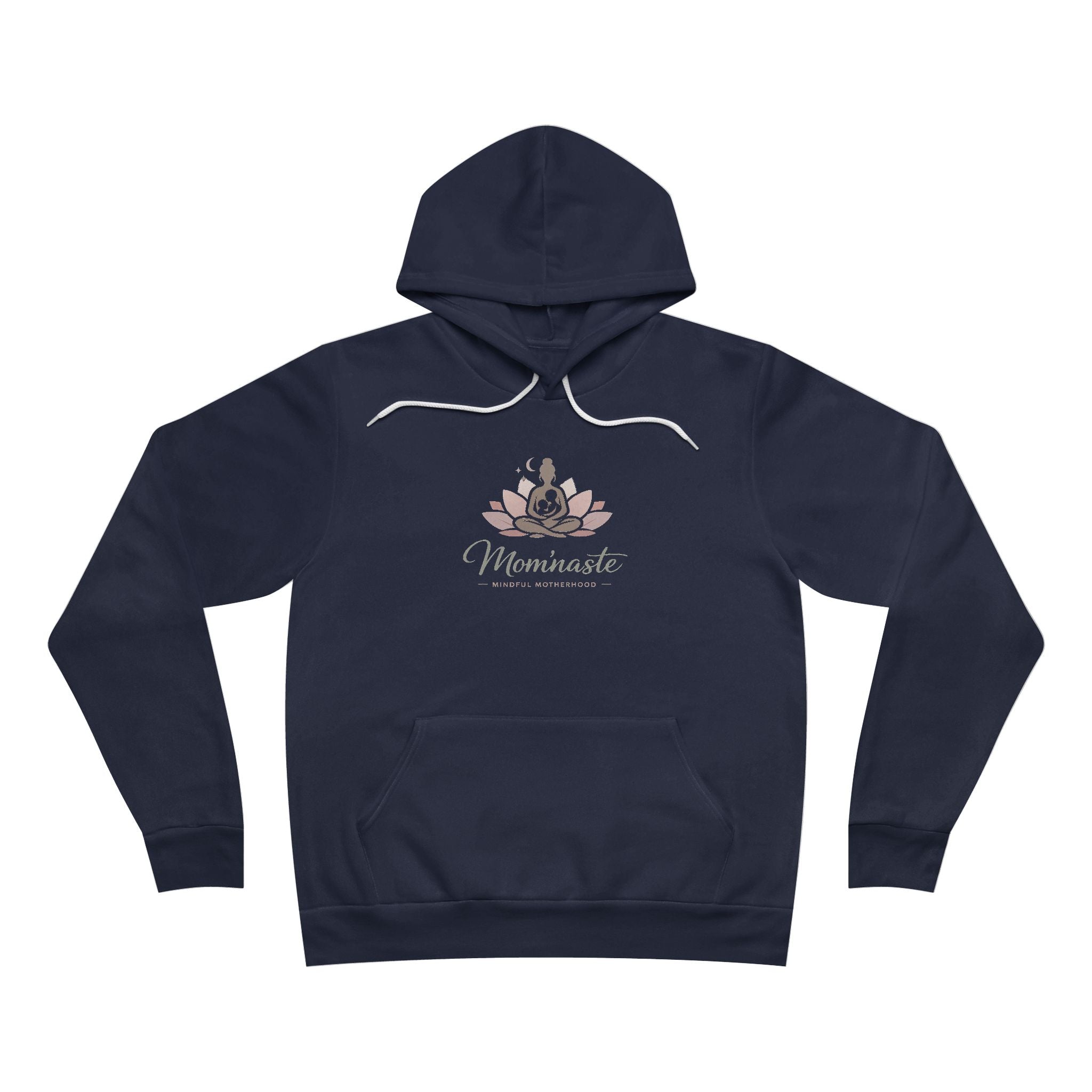 Hoodie Cozy Yoga Mama Pullover with Lotus Design