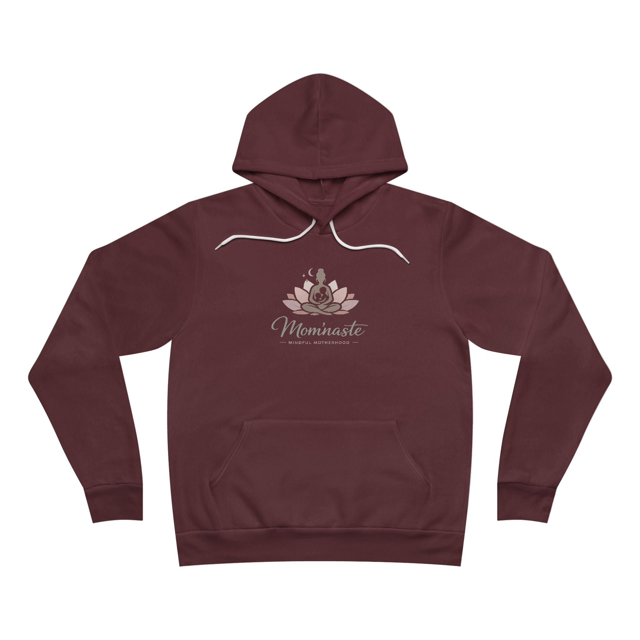 Hoodie Cozy Yoga Mama Pullover with Lotus Design