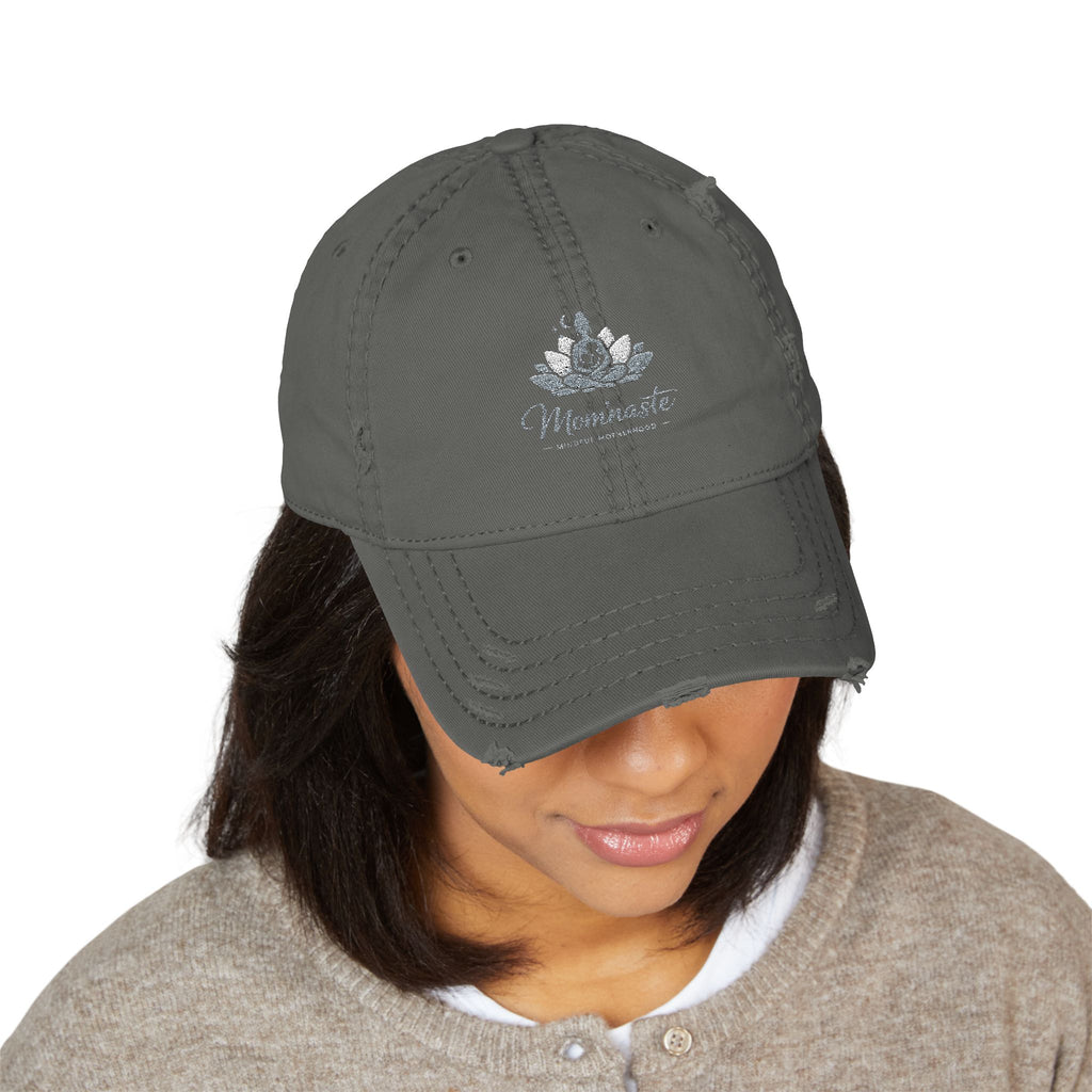 Distressed Embroidered Hat - Casual Style for Outdoor Lovers