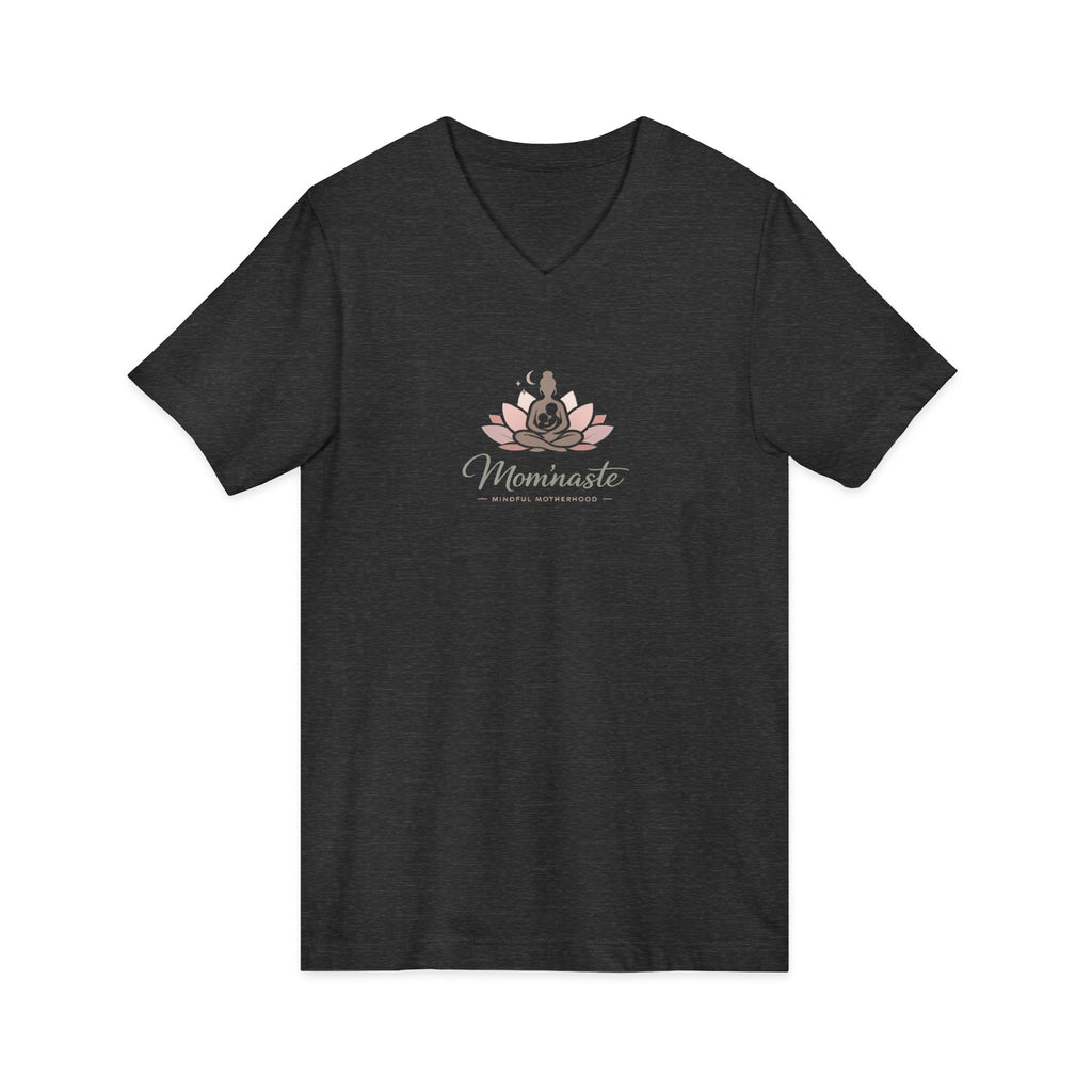 V-Neck Tee Yoga Mama Lotus T-Shirt
