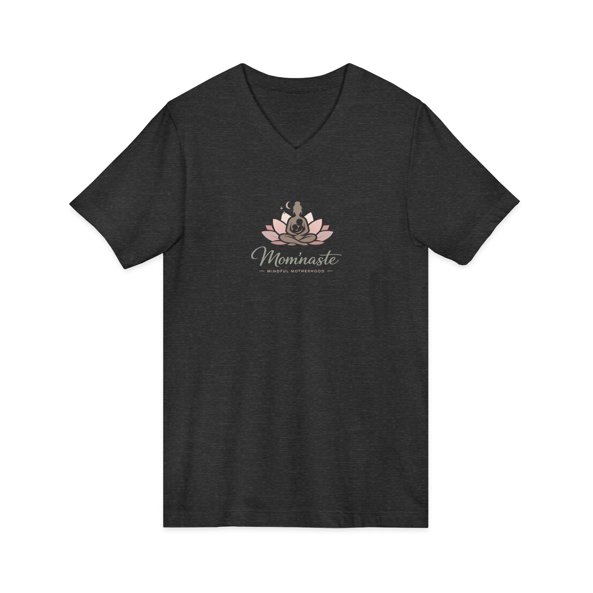 V-Neck Tee Yoga Mama Lotus T-Shirt
