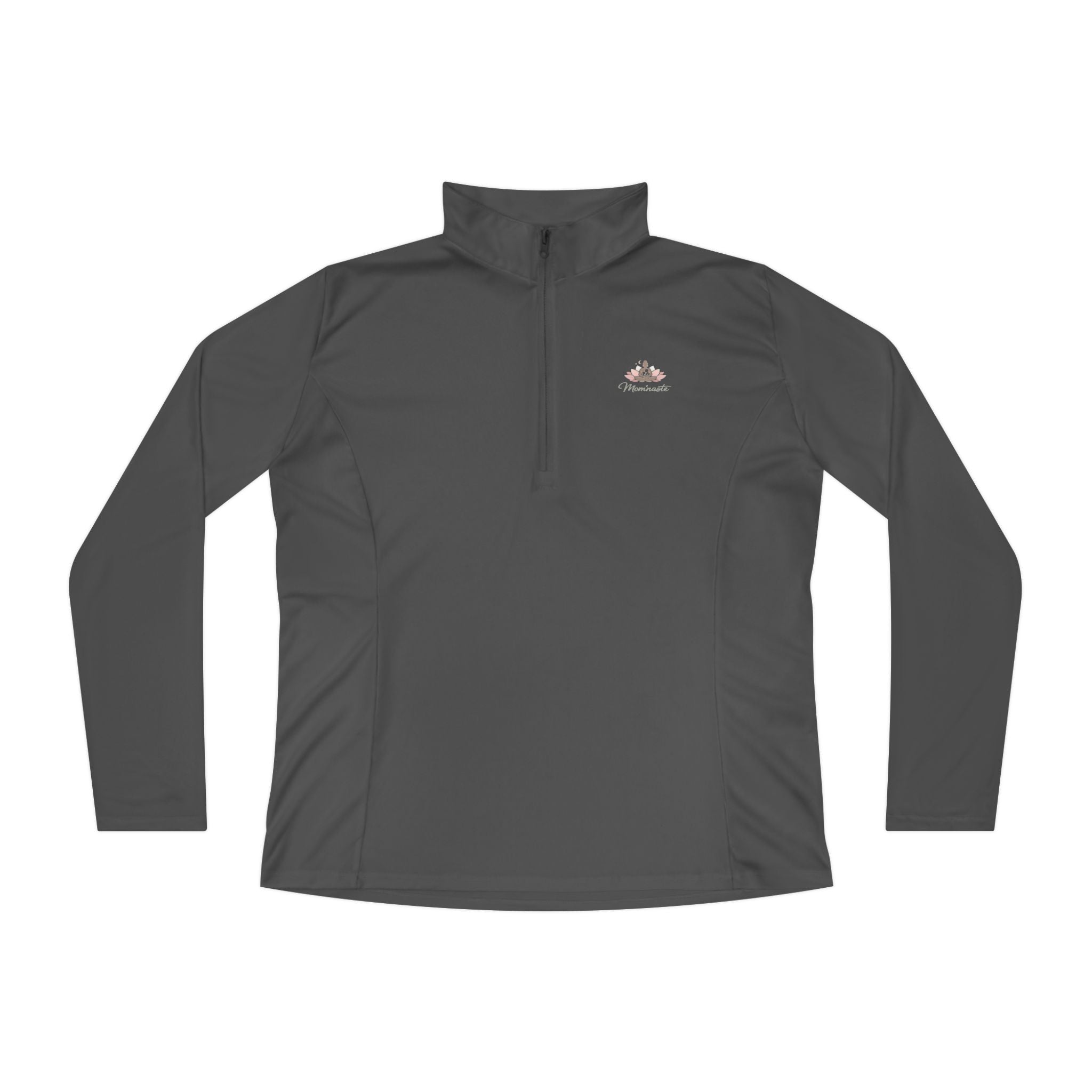 Ladies Quarter Zip Pullover Athletic fit. 9 color options.