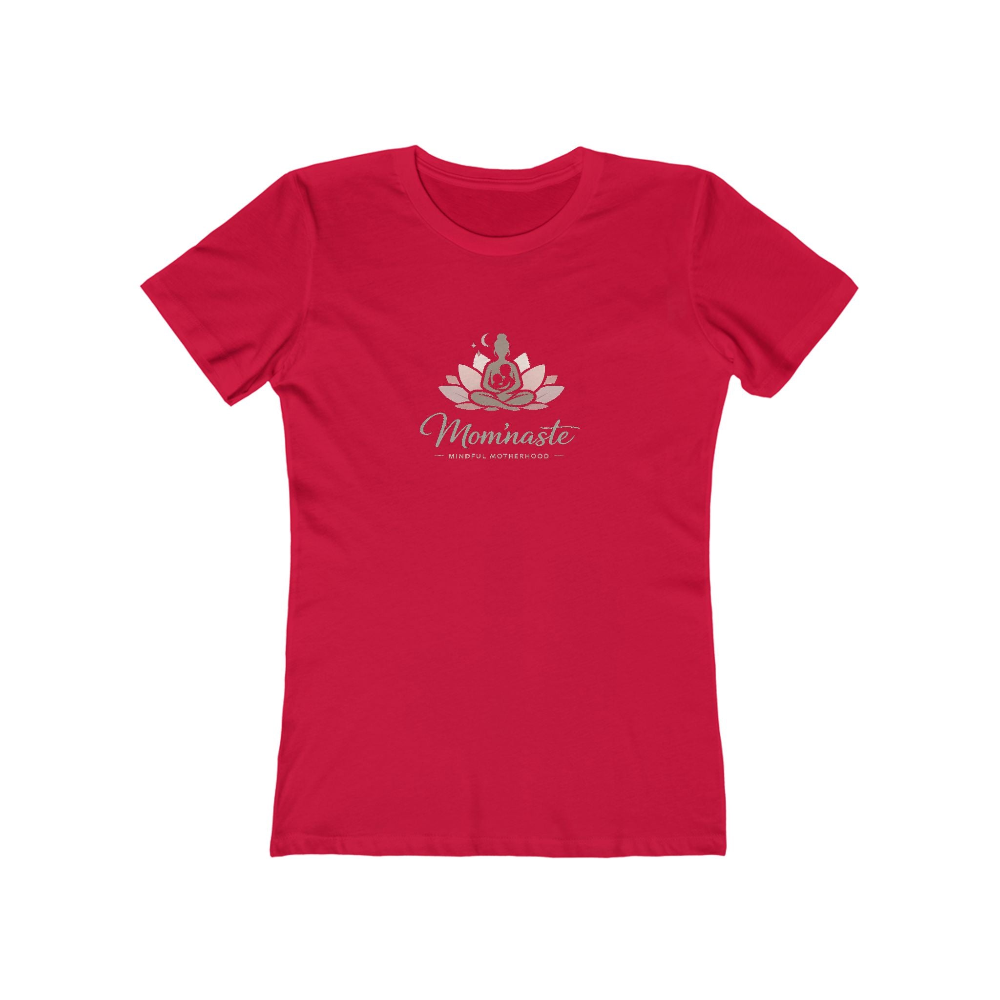 Yoga Tee for Moms Lotus Meditation Shirt