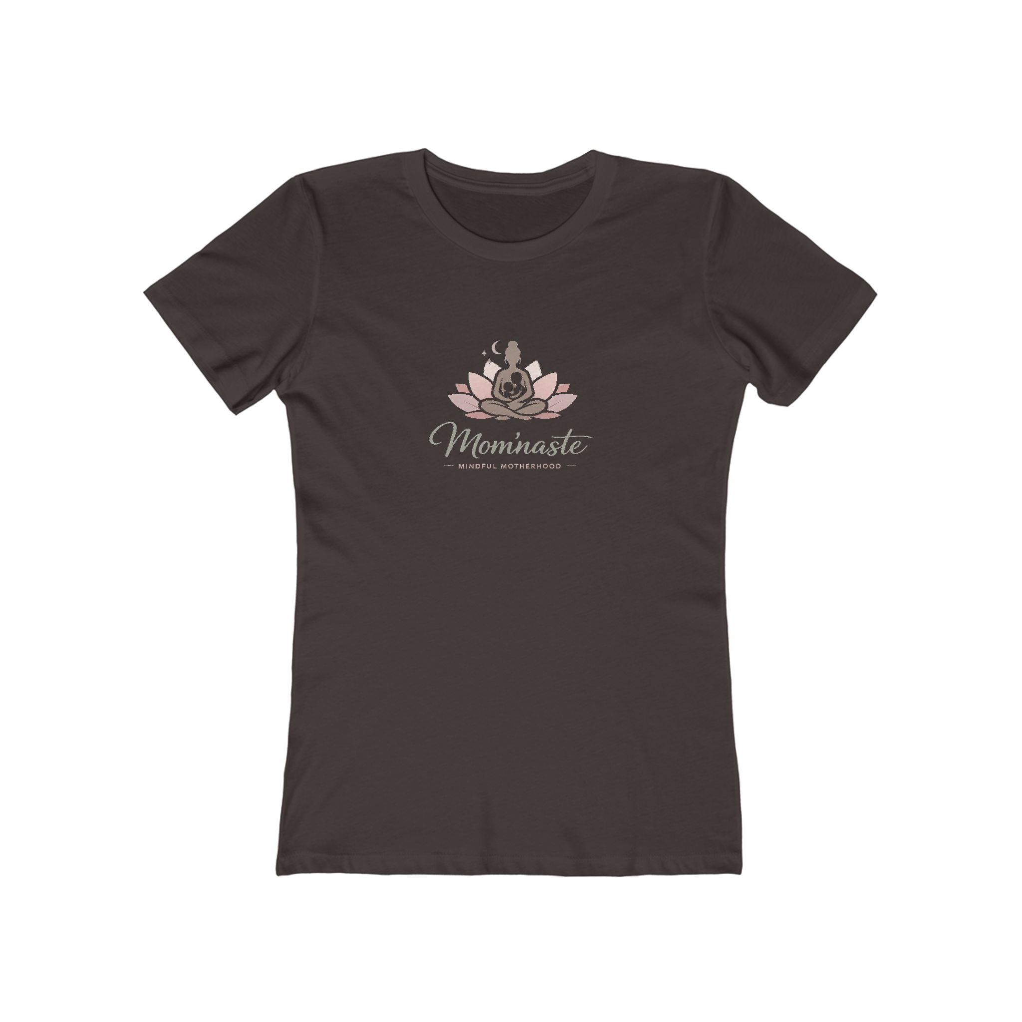 Yoga Tee for Moms Lotus Meditation Shirt