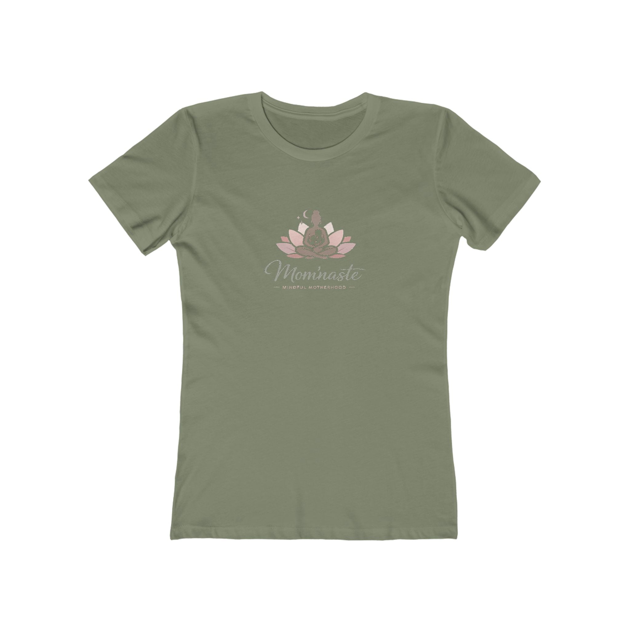 Yoga Tee for Moms Lotus Meditation Shirt