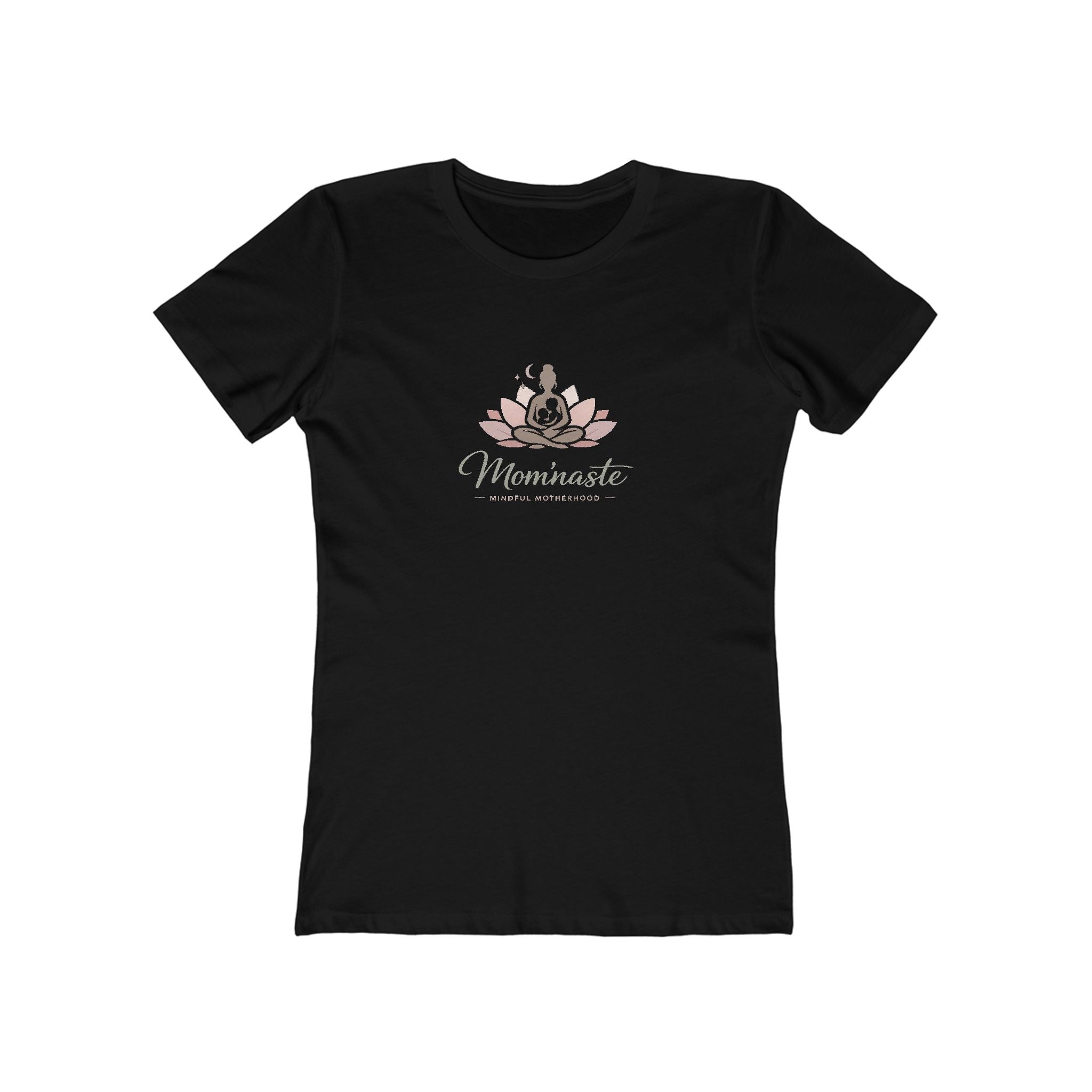 Yoga Tee for Moms Lotus Meditation Shirt